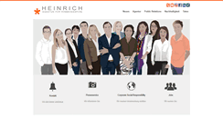 Desktop Screenshot of heinrich-kommunikation.de
